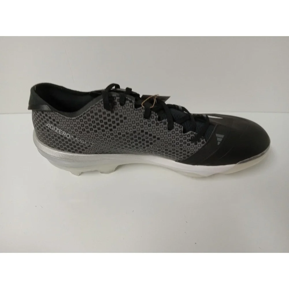 Adidas Adizero Impact TPU Baseball‎ Cleats Men 14 WP SP JI1467 Black Silver